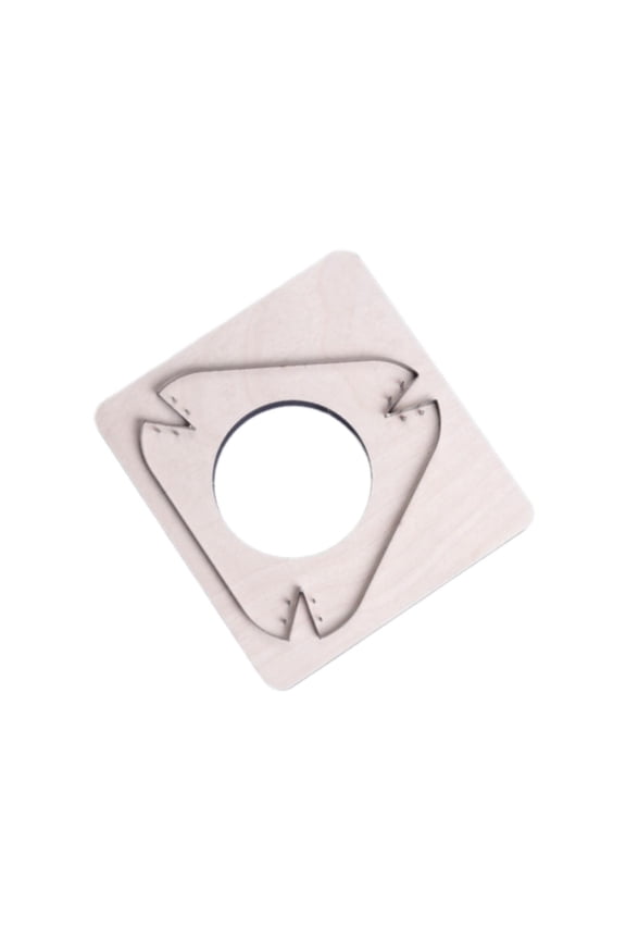 Leather Cutting Die Leather Punch Die Leather Tray Tool Set Template Punching Template for Tailor Keychain Beginner Embossing Triangle