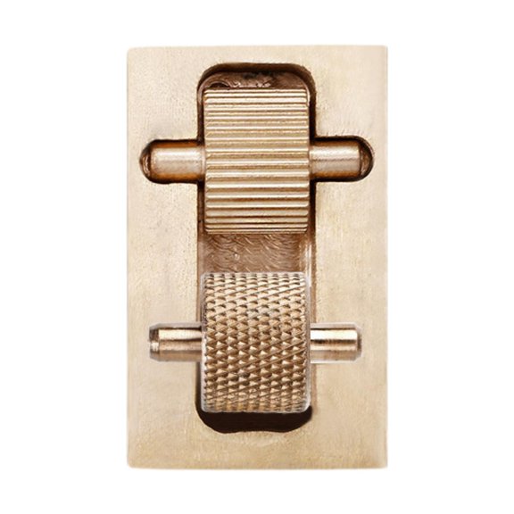 Tachiuwa Leather Edge Roller Edge Treatment Kit with 2 Rollers Universal Heavy Duty Leather Edges Treatment Tool Copper Edges Oil Box,