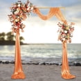 thumbnail image 1 of Tachiuwa Metal Arch Backdrop Stand Balloon Arch Frame Stable Elegant Portable Balloon Arch Stand Wedding Arch Stand for Ceremony Party Gold, 1 of 10