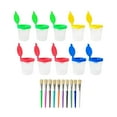 thumbnail image 1 of Tachiuwa Paint Cup and Brush Set Art Supplies Tools Easy to Clean Paint Containers for Painting Watercolor DIY Project Home, 1 of 10