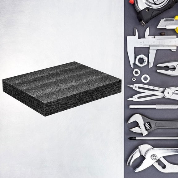 Tachiuwa Polyethylene Foam Sheet Tool Box Polyethylene Foam Pad High Density Cuttable Packing Foam Block for Packing and Crafts , 30cmx20cmx1cm