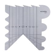 Tachiuwa Ribbon Cutting Ruler Ribbon Webbing Ruler Smooth DIY Crafts Portable Multiple Shape Multifunction for Beginners Professionals