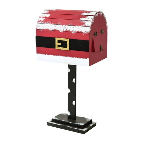 Tachiuwa Santa Mailbox Christmas Decoration Creative Easy to Use Convenient Christmas Mailbox Decorative for Home Indoor Outdoor Room