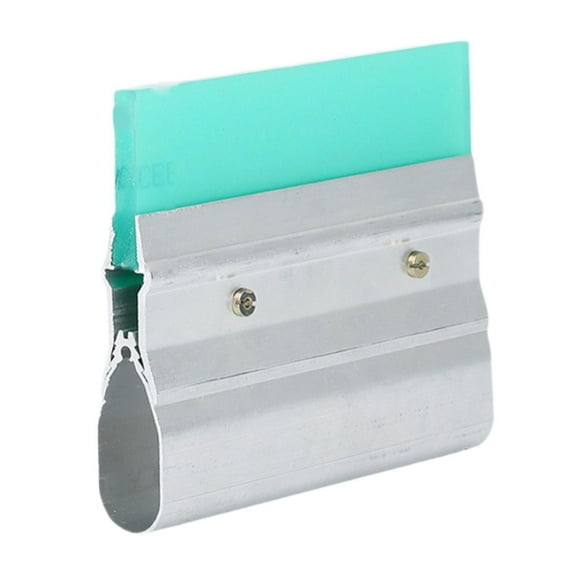 Tachiuwa Screen Printing Ink Squeegee Rubber Blade Squeegee Hand Tool Reusable Lightweight 75 Durometer Aluminum Handle for Industrial 15cmx9.5cm