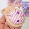 thumbnail image 1 of Tachiuwa Sewing Holders Pin Holder DIY Craft Holder Round Cute Pin Cushions Head Sewing Cushion for Beginners Pink, 1 of 10