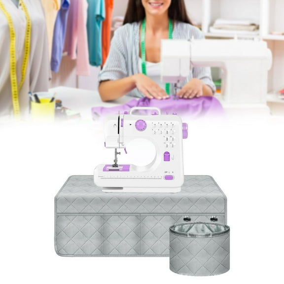 Tachiuwa Sewing Machine Pad Machine Accessories with Multiple Pockets Supplies for Sewing Machine Tools Portable Sewing Mat