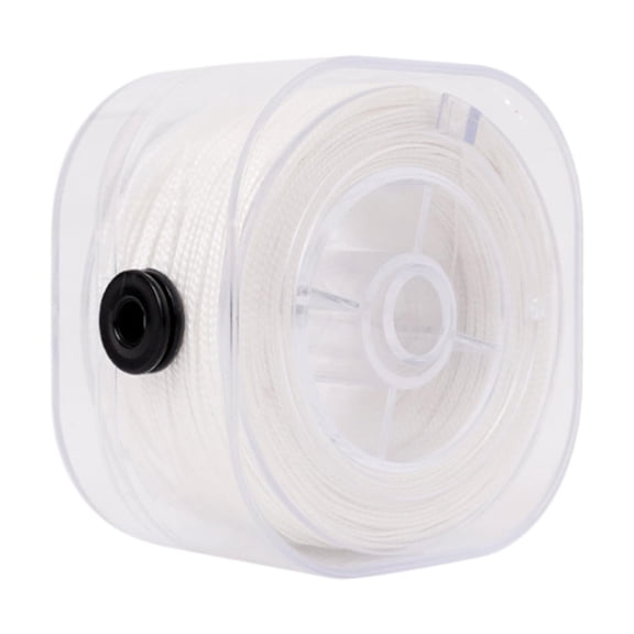 Tachiuwa Shoe Laces 1 Roll Shoe Stitch Thread Versatile Bracelet Rope Jewelry String Stitching Rope Tool DIY Crafts for Bags Stitching White