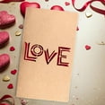 thumbnail image 1 of Tachiuwa Valentine's Day Cards Gift Card Wedding Anniversary Card Sweet Kraft Paper Holiday Greeting Card for Family Members Men Women LOVE, 1 of 10