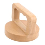Tachiuwa Wood Baren for Printmaking Hand Printing Tool with Handle Easy to Clean Beech Printing Press Tool for Scrapbooking DIY Crafts Ergonomic Handle