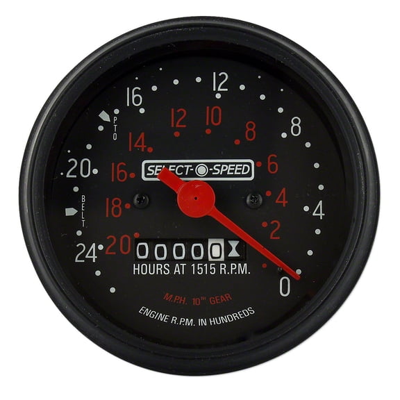 Tachometer (Select-O-Speed) Fits Ford Tractor C3NN17365A C3NN17360J