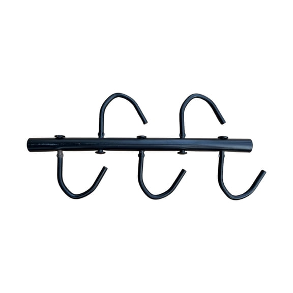 Tack Rack Bridle Hanger Iron Material with 360 Degree Swivel Hooks for Utility Room Stable or Garden