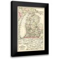 thumbnail image 1 of Tackabury 10x14 Black Modern Framed Museum Art Print Titled - Michigan Upper Peninsula - Tackabury 1873, 1 of 5