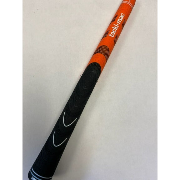 Tacki-Mac Dual Molded II Grip (Bright Orange/Black, Jumbo) Golf NEW