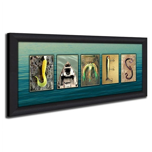 Tackle Fishing Name Art - Personalized