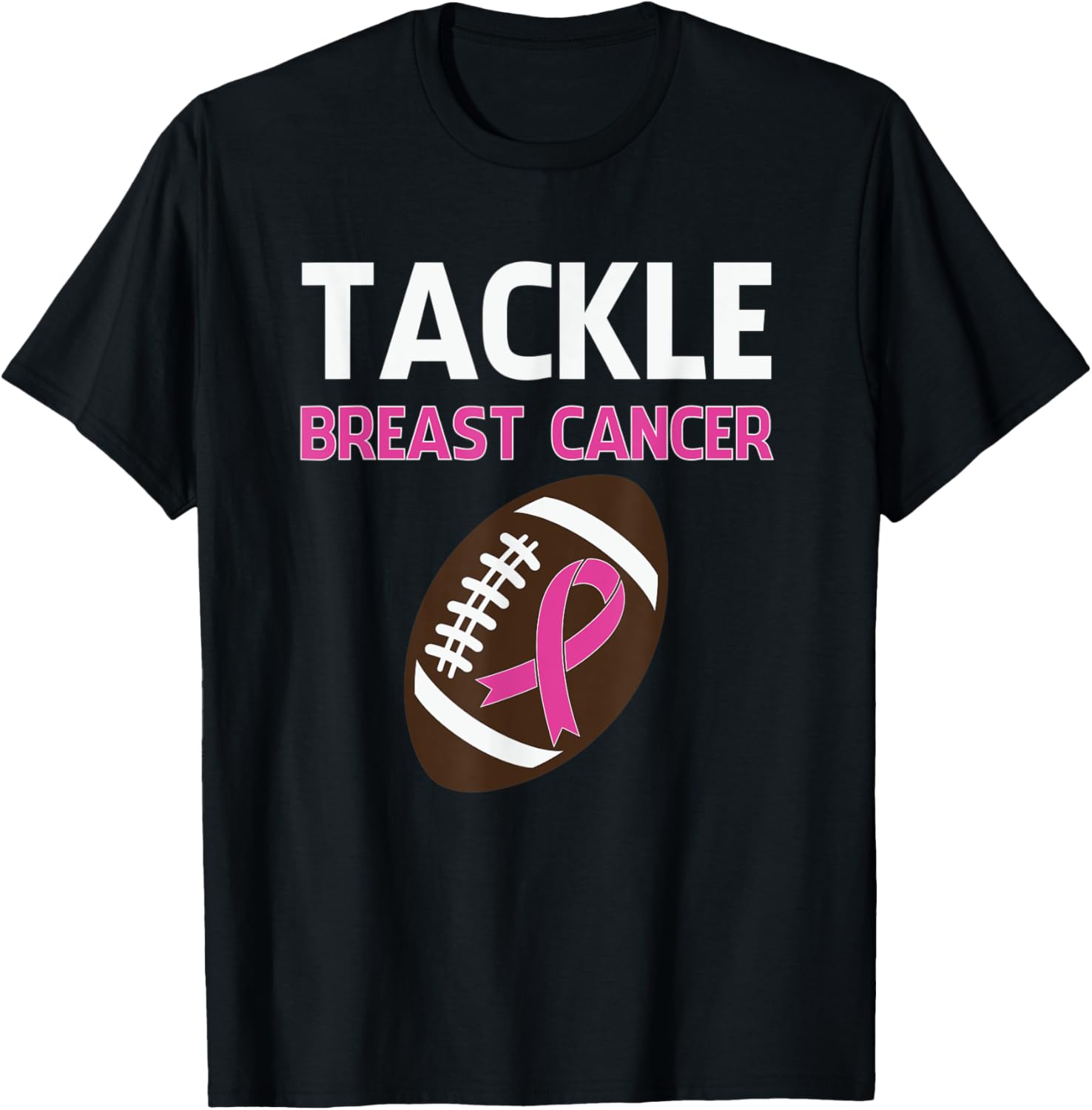 Tackle Football Breast Cancer Awareness Month Survivor TShirt