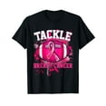 thumbnail image 1 of Tackle Football Pink Ribbon Breast Cancer Awareness Boys Kid T-Shirt, 1 of 5