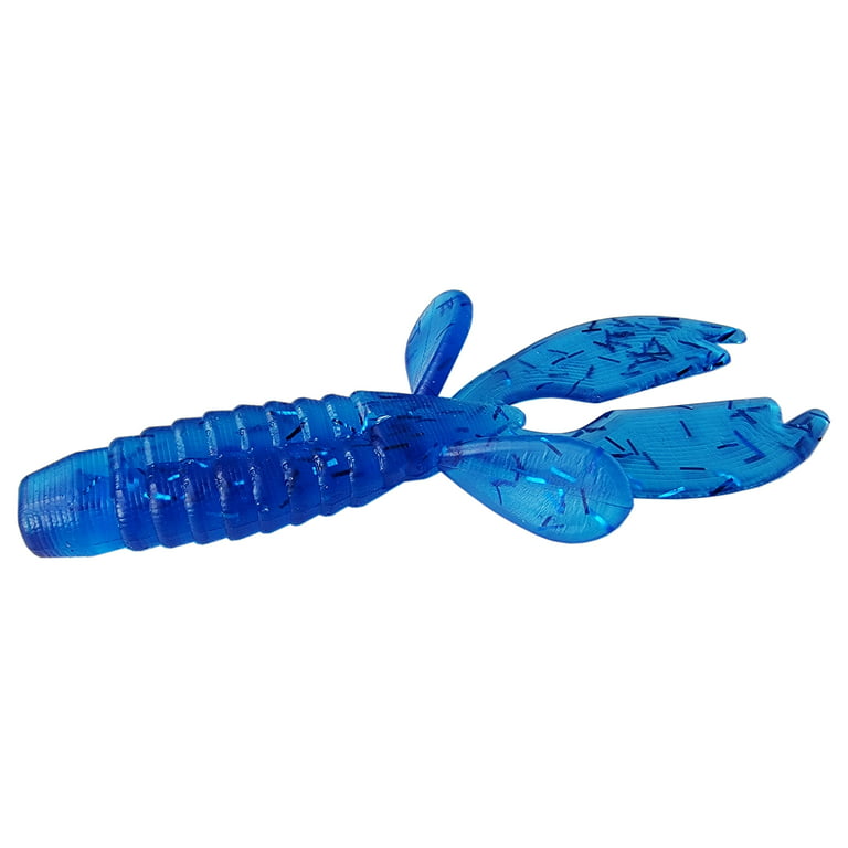 Tackle HD 10-Pack Texas Craw Beaver, 4.25 Twin Tail Fishing Bait, Soft  Plastic Fishing Lures and Jig Trailers for Bass Fishing, Crawfish Bass Lures,  Sapphire Blue 