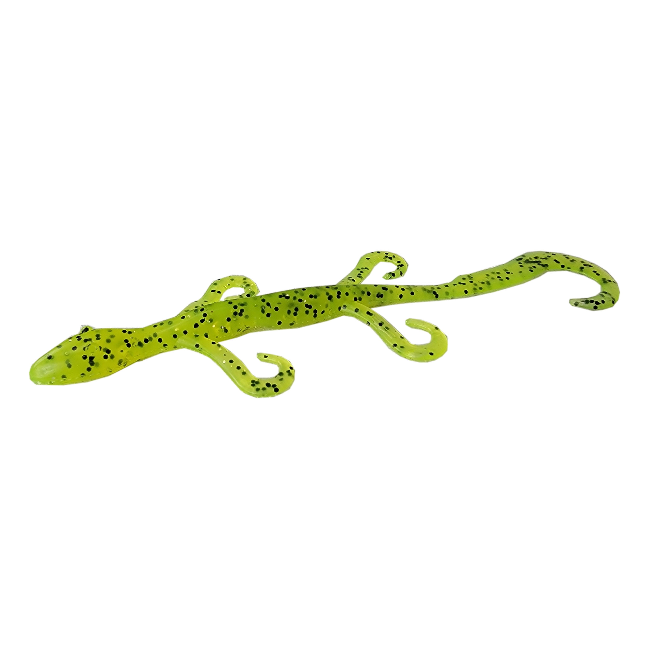 Tackle HD 12-Pack Lizard Fishing Lure, 6-Inch Soft Plastic Fishing Lures  for Bass Fishing, Bass Lures with Massive Curly Tail, Freshwater Lizard  Fishing Bait, Chartreuse Pepper 