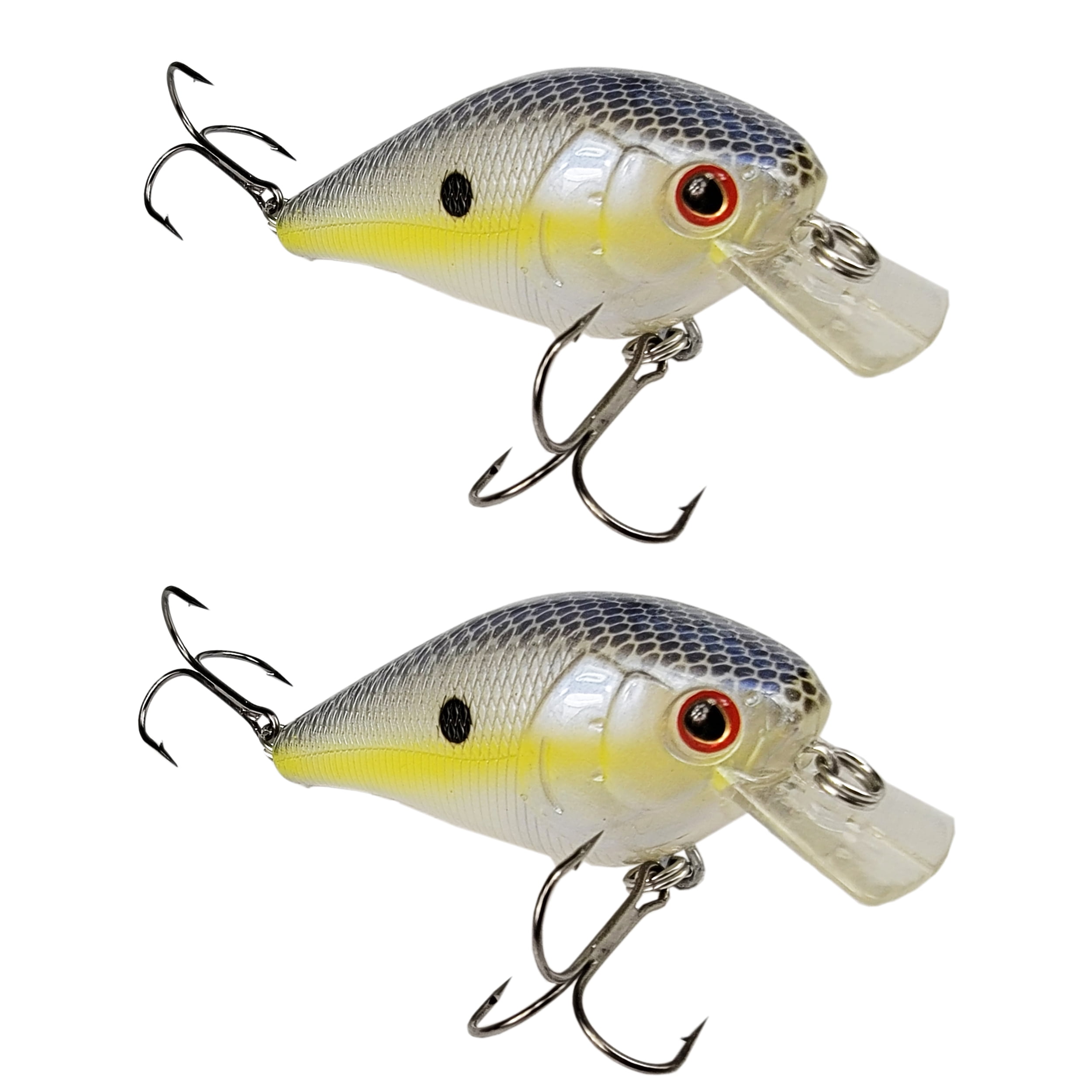Tackle HD 2-Pack Square Bill Crankbait, 2.75 Lipped Rattle