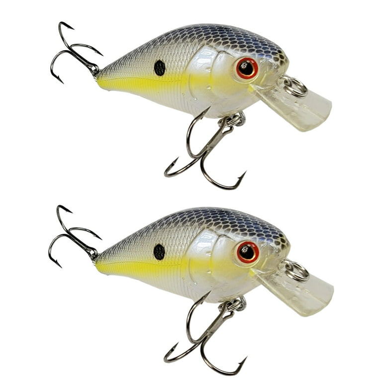 Tackle HD Square Bill 2-Pack - Chartreuse Shad