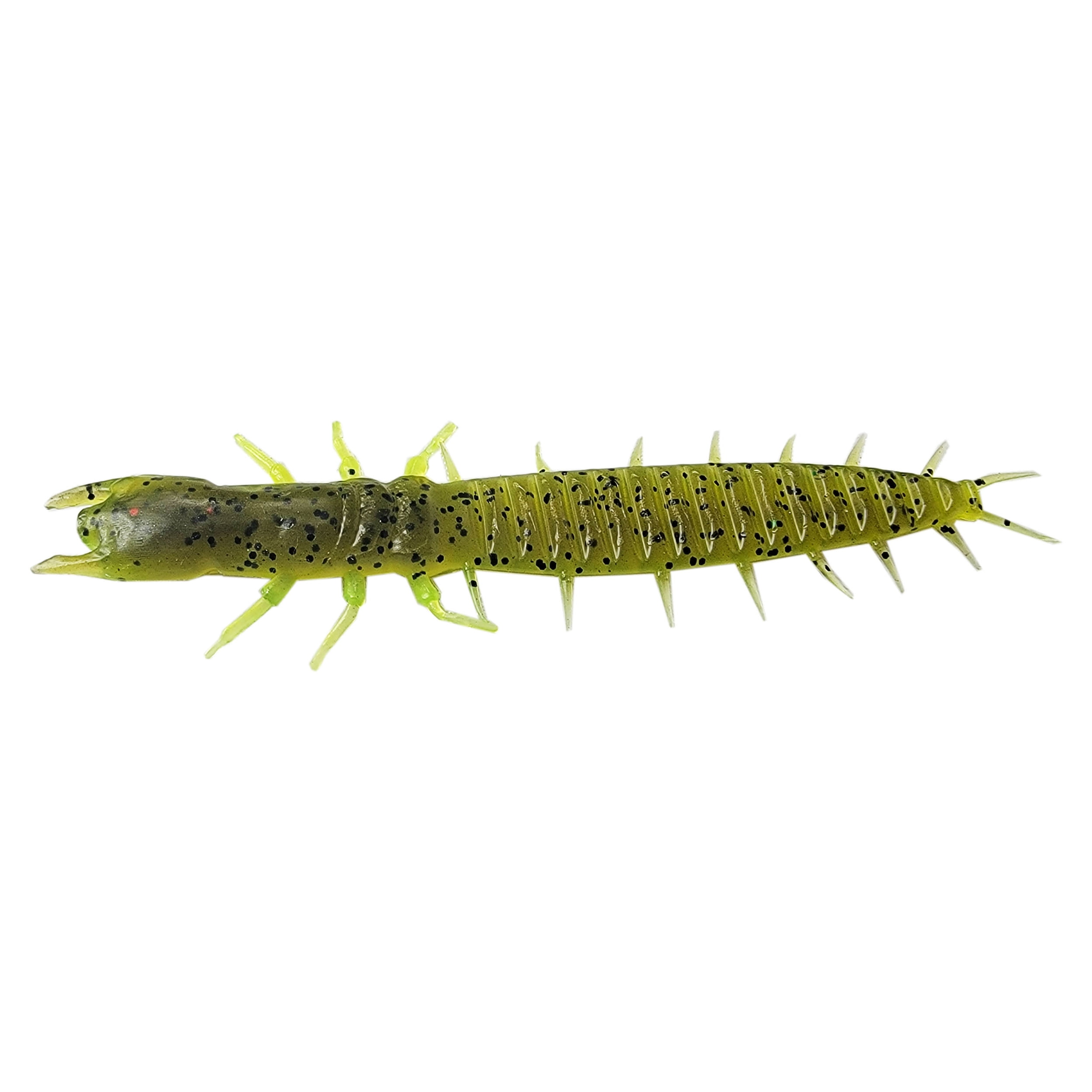 2 Hellgrammite - Micro Finesse Fishing Bug Bait for Crappie