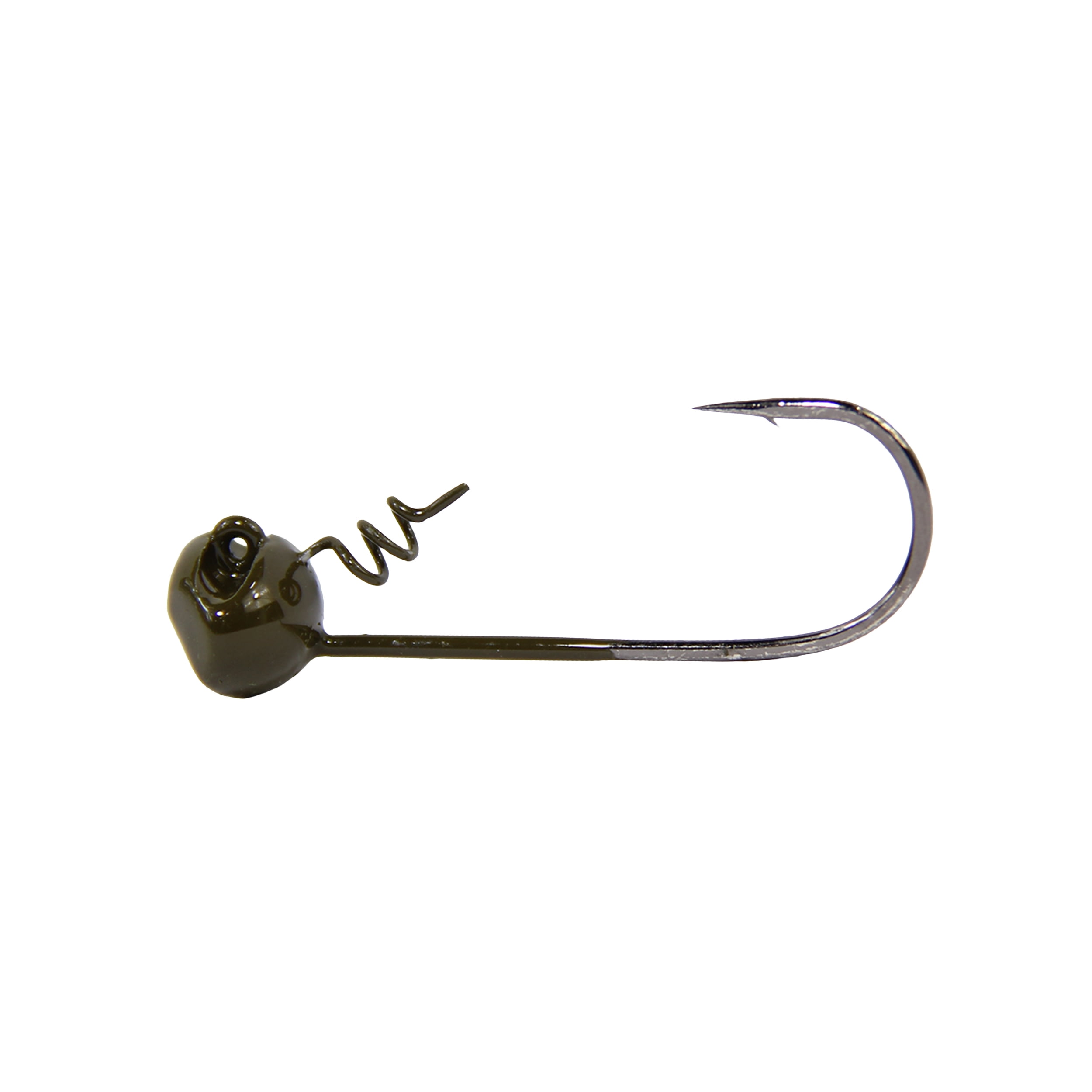 Tackle HD 3-Pack MF Shakey Head Jig Hooks, 1/4 Ounce Weighted Swimbait Jig  Heads with Fishing Hooks and Bait Keeper, Football Freshwater or Saltwater  Fishing Jigs, Brown 