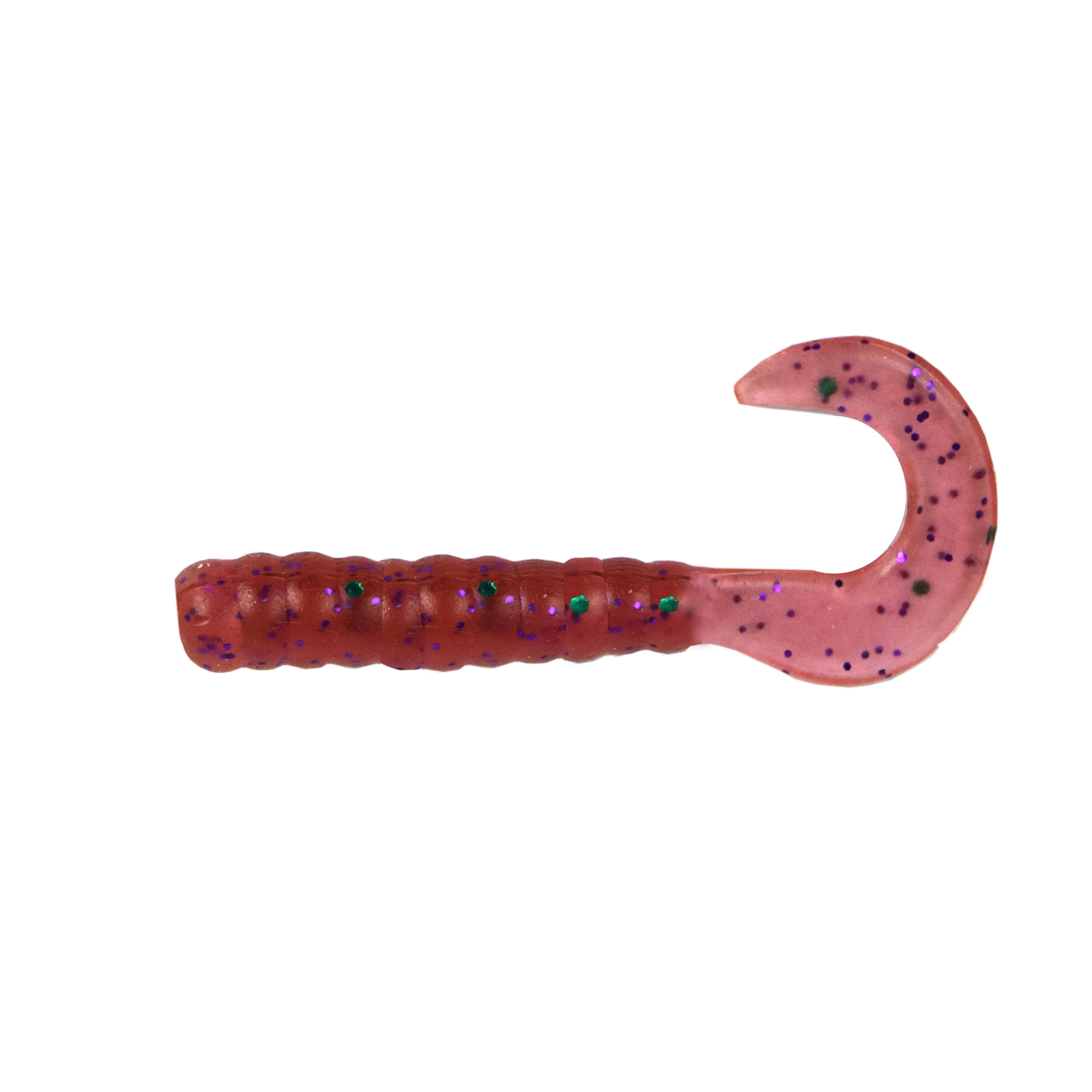 Tackle HD 70-Pack Grub Fishing Lures, 3-Inch Skirted Grub with Curly Tail,  Bulk Fishing Grubs for Crappie, Bass, Walleye, or Trout Bait, Freshwater or  Saltwater Swimbait, Junebug 