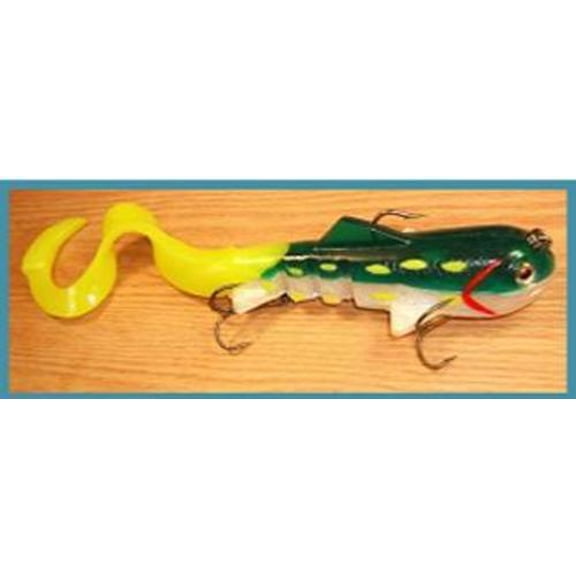 Tackle Industries MSD-35 Superd 8 OZ Bloody Pike Musky Fishing Hard Bait