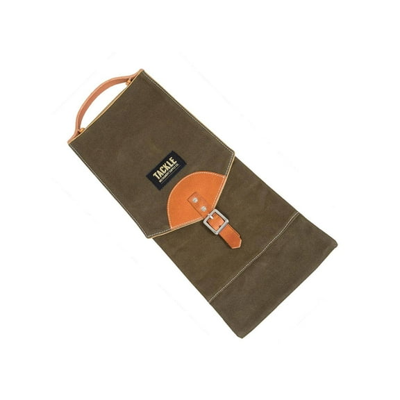 Tackle Instrument Supply Co. Waxed Canvas Compact Stick Case Forest Green