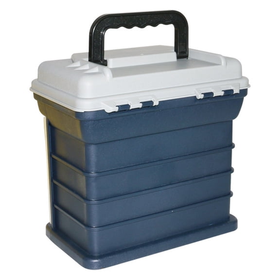 Tackle Protective Box, Water Proof Pressure-proof Fishing Accessory Storage Container 4 Layer Fishing Lures Storage Case