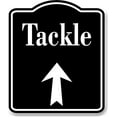 thumbnail image 1 of Tackle fishing bait Up Arrow BLACK Aluminum Composite Sign, 8.5"x10", 1 of 9