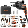 thumbnail image 1 of Tacklife 145Pcs Home Tool Kit 800W Hammer Drill for Basic Home Repairing - THTK01A Power Tool Sets with Carry Case, 1 of 6