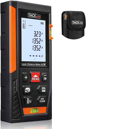 Tacklife 196Ft M/In/Ft Classic Laser Distance Meter