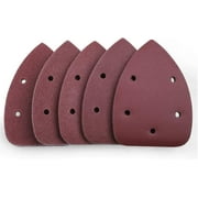 Tacklife 50Pcs Mouse Detail Sander Sandpaper 40/60/80/100/240 Grits Hook and Loop Assorted Sanding Paper - ASD2A