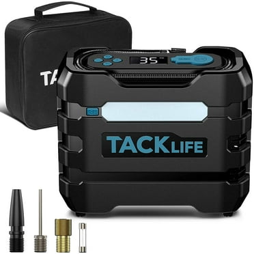 Tacklife A6 Car Tire Inflator 12V DC Portable Air Compressor, Blue