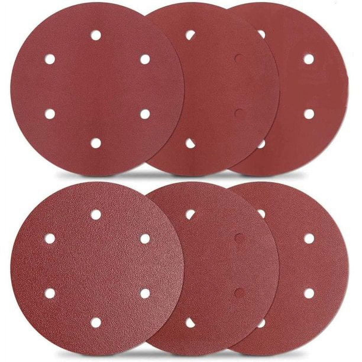 Tacklife Sanding Abrasive Discs, 30PCS 9Inch/225mm 6Hole for Drywall