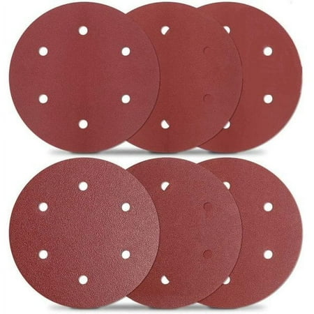 Tacklife Sanding Abrasive Discs, 30PCS 9-Inch/225mm 6-Hole for Drywall Sander - ASD5A