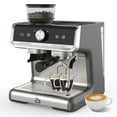 thumbnail image 1 of TacleeKii 20 Bar Espresso Machine with Grinder, Professional Stainless Steel Coffee Maker with Milk Frother, 2.8L Tank, Gray, 1 of 9