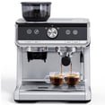 thumbnail image 1 of TacleeKii 20 Bar Espresso Machine with Grinder, Professional Stainless Steel Coffee Maker with Milk Frother, 2.8L Tank, Silver, 1 of 7