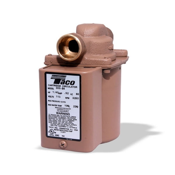 Taco 006-BC7-IFC Bronze Circulator Pump 3/4-Inch Sweat with Integral Check Valve CA2