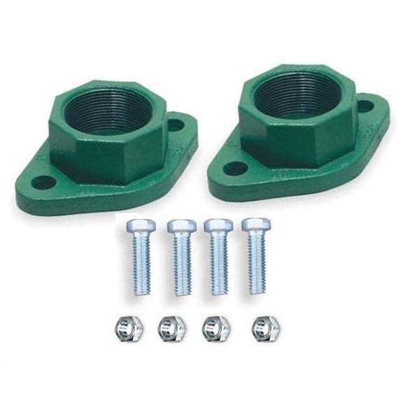 Taco Flange,2" FNPT,Cast Iron,PR 194-2124F