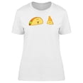 thumbnail image 1 of Taco And Nacho Funny Doodles T-Shirt Women -Image by Shutterstock, Female Medium, 1 of 2