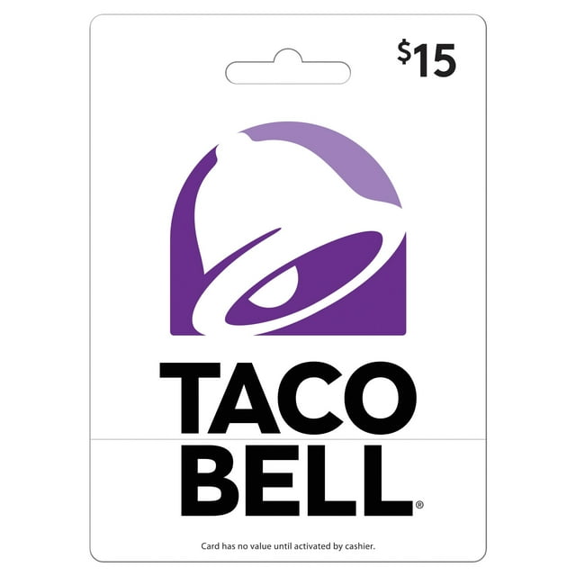 Taco Bell 15 Gift Card