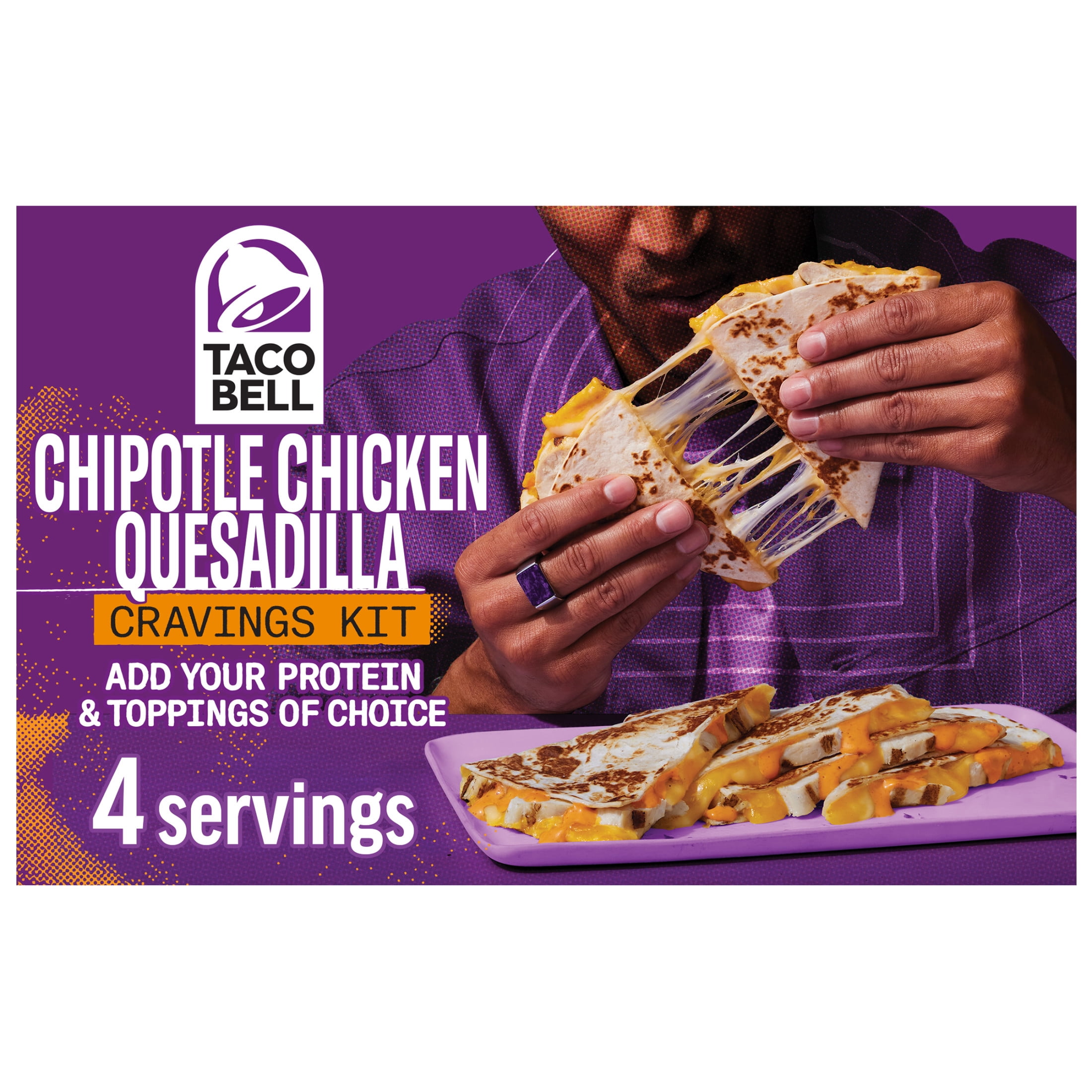 Taco Bell Chipotle Chicken Quesadilla Cravings Kit, 17.3 oz Box
