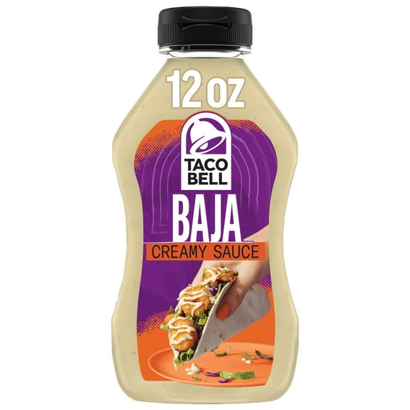 Taco Bell Creamy Baja Sauce, 12 fl oz Bottle