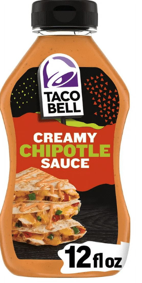 Taco Bell Creamy Chipotle Sauce, 12 fl. oz. Bottle