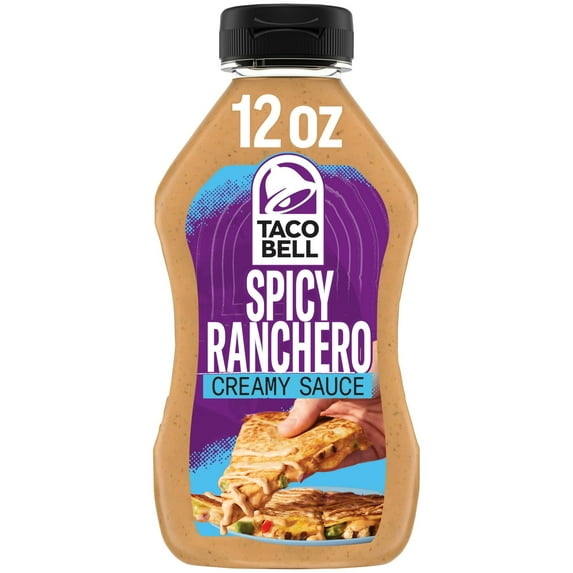 Taco Bell Creamy Spicy Ranchero Sauce 12 fl oz Bottle (Pack of 6)