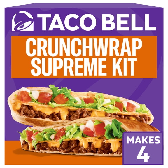 Taco Bell Crunchwrap Supreme Cravings Kit, 22.6 oz Box