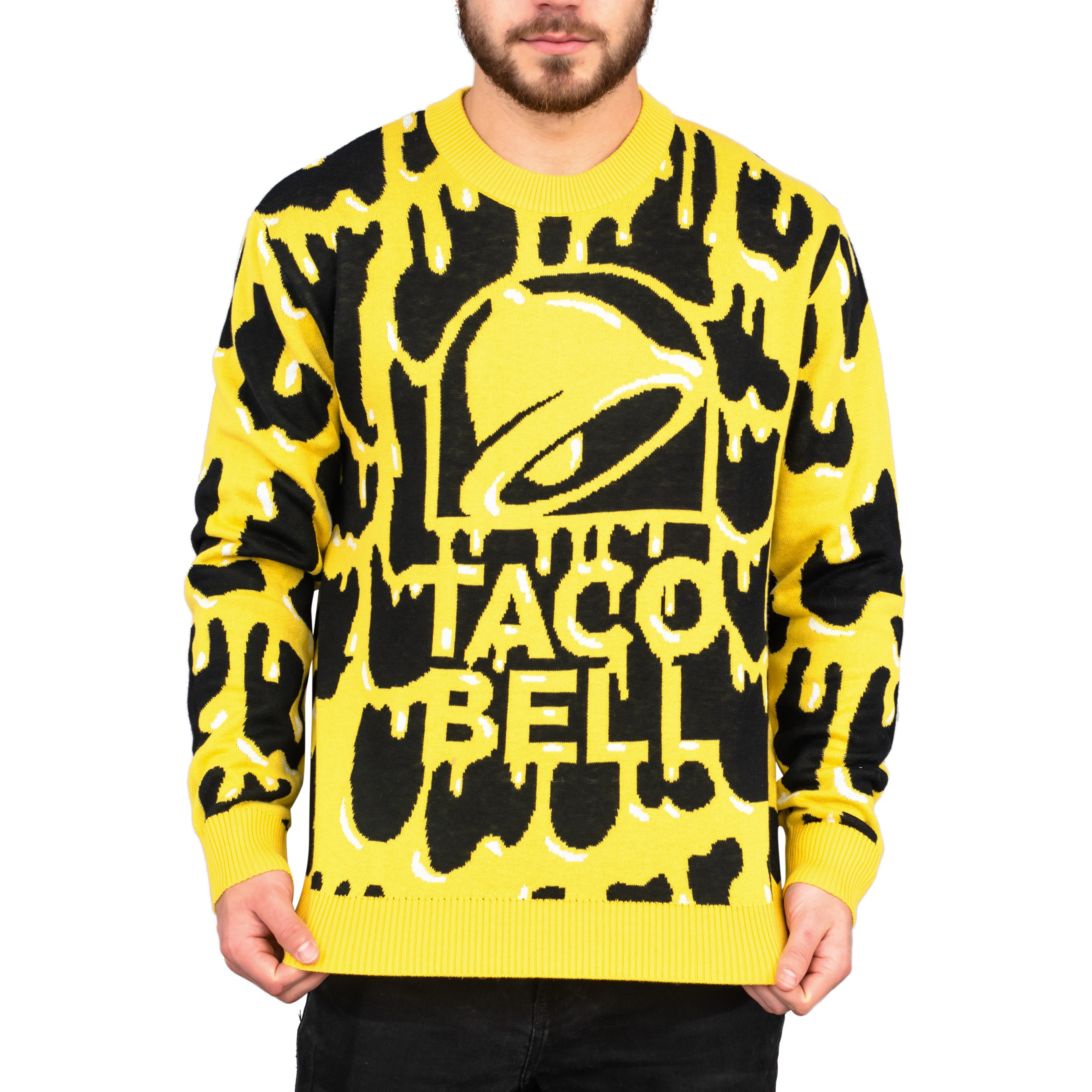 Taco Bell Drippy Nacho Ugly Christams Sweater