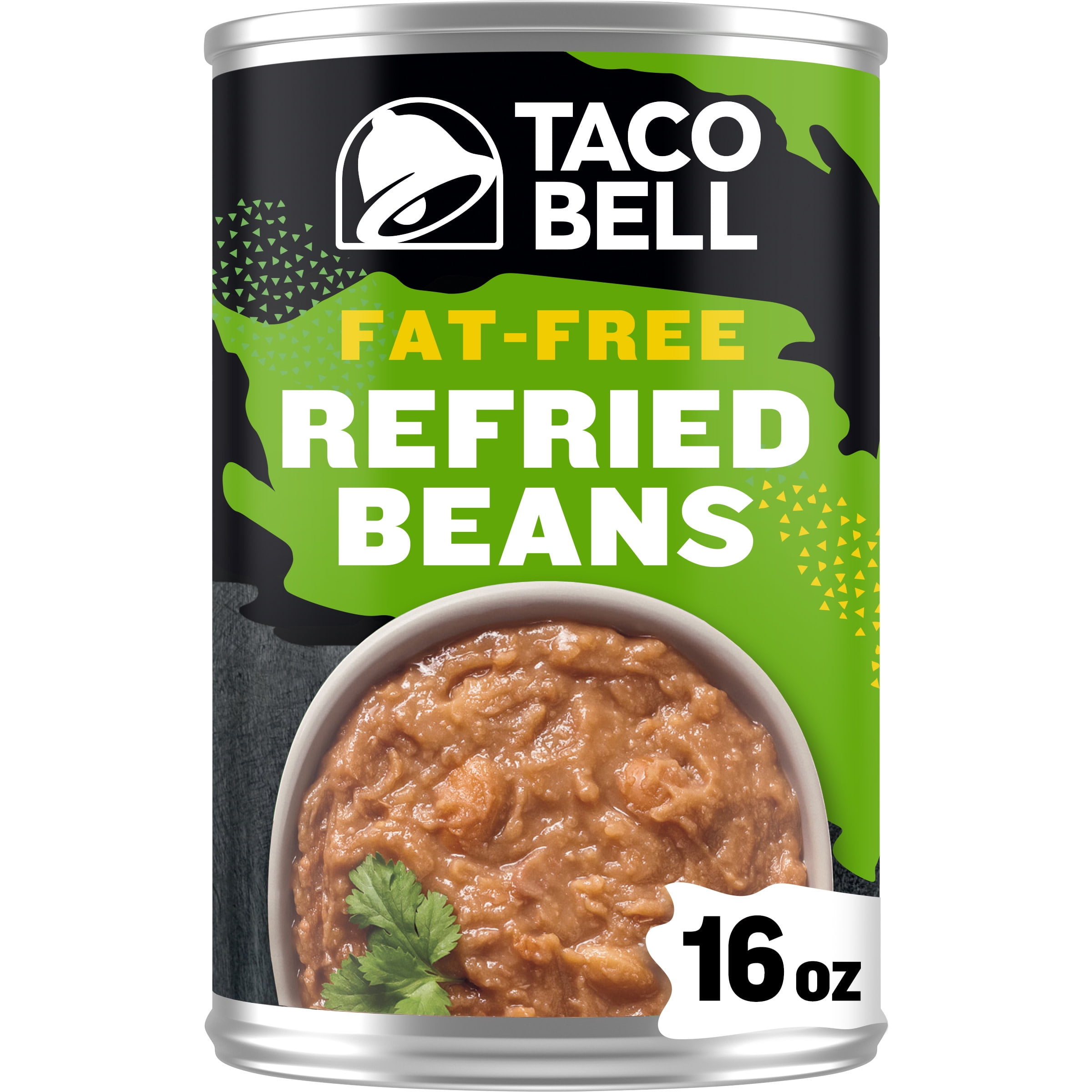 Taco Bell FatFree Refried Beans, 16 oz Can